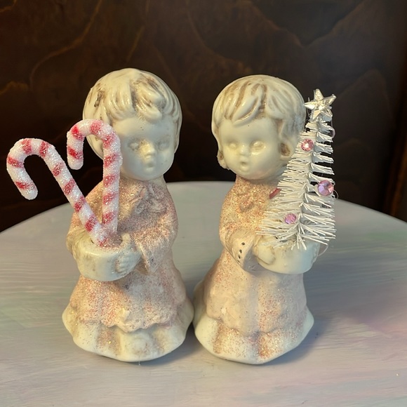 Handmade Choir Children Holiday Upcycle Candy Cane Christmas Tree Decor - Picture 7 of 8